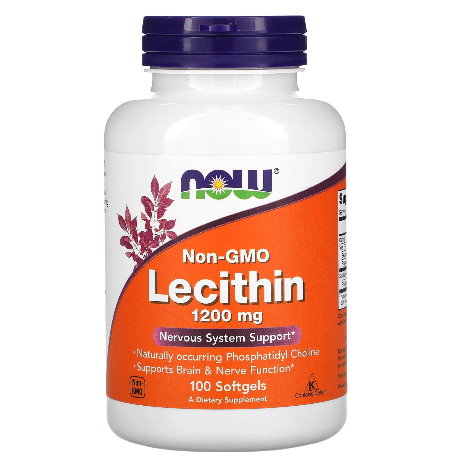 Non-GMO Lecithin, 100 Softgels — NOW Foods