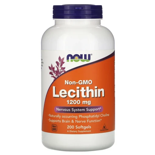 Non-GMO Lecithin, 1,200 mg, 200 Softgels — NOW Foods