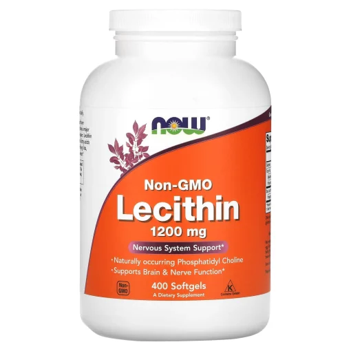 Non-GMO Lecithin, 1,200 mg, 400 Softgels — NOW Foods