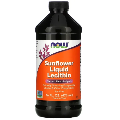 Sunflower Liquid Lecithin, 16 fl oz (473 ml) — NOW Foods