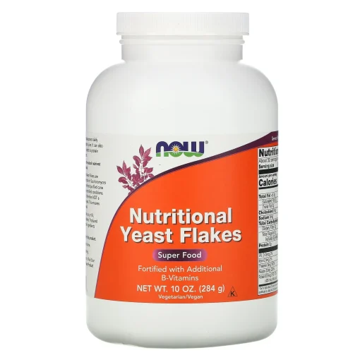 Nutritional Yeast Flakes, 10 oz (284 g) — NOW Foods