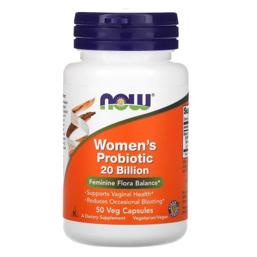 Woman's Probiotic , 20 Billion, 50 Veg Capsules — NOW Foods