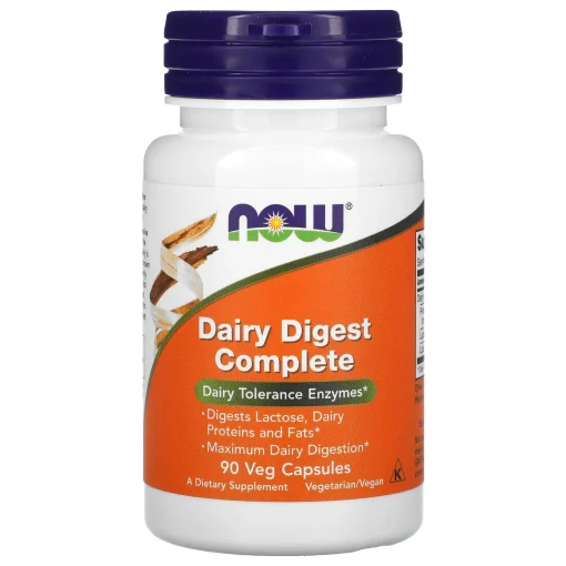 Dairy Digest Complete, 90 Veg Capsules — NOW Foods