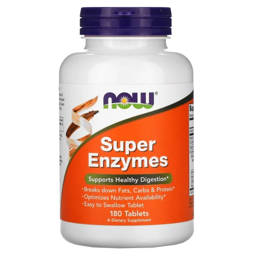 Super Enzymes, 180 Tablets — NOW Foods