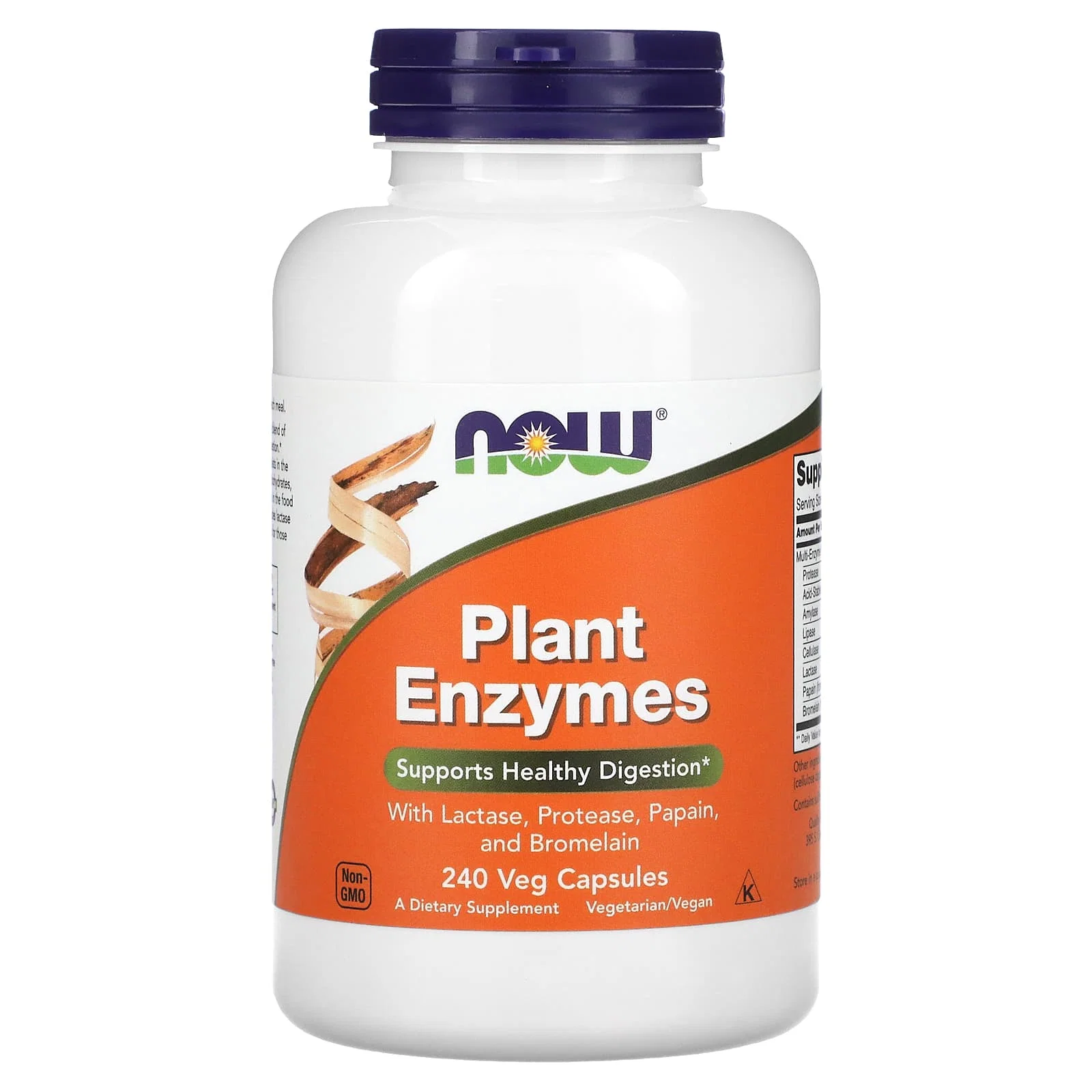 Plant Enzymes, 240 Veg Capsules — NOW Foods