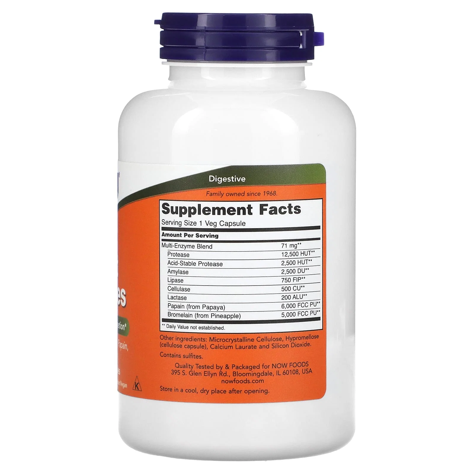 Plant Enzymes, 240 Veg Capsules — NOW Foods