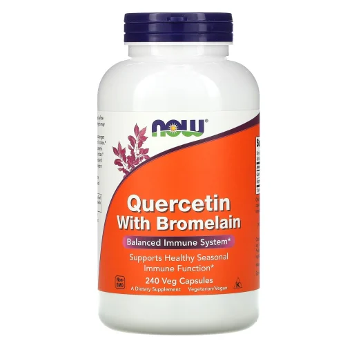 Quercetin with Bromelain, 240 Veg Capsules — NOW Foods