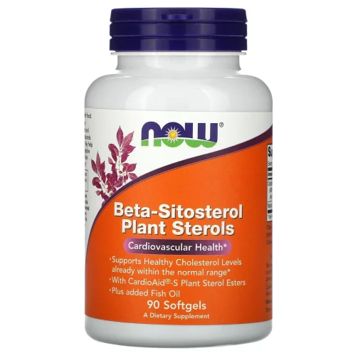Beta-Sitosterol Plant Sterols, 90 Softgels — NOW Foods