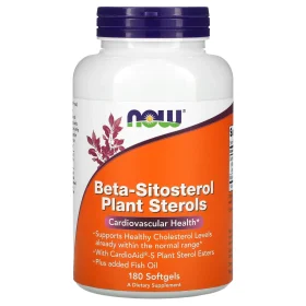 Beta-Sitosterol Plant Sterols, 180 Softgels