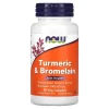 Turmeric & Bromelain, 90 Veg Capsules — NOW Foods