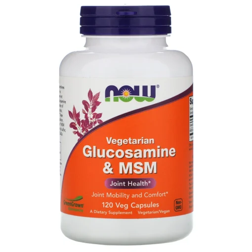 Vegetarian Glucosamine & MSM, 120 Veg Capsules — NOW Foods
