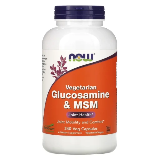 Vegetarian Glucosamine & MSM, 240 Veg Capsules — NOW Foods