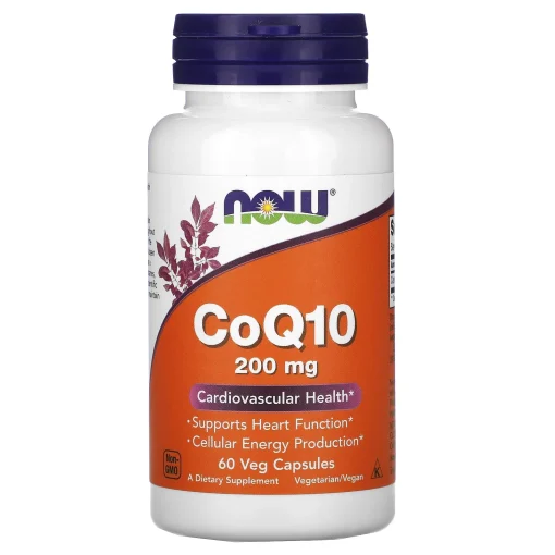 CoQ10, 200 mg, 60 Veg Capsules — NOW Foods