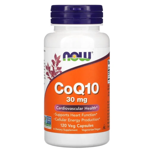 CoQ10, 30 mg, 120 Veg Capsules — NOW Foods
