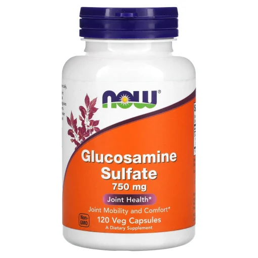 Glucosamine Sulfate, 750 mg, 120 Veg Capsules — NOW Foods