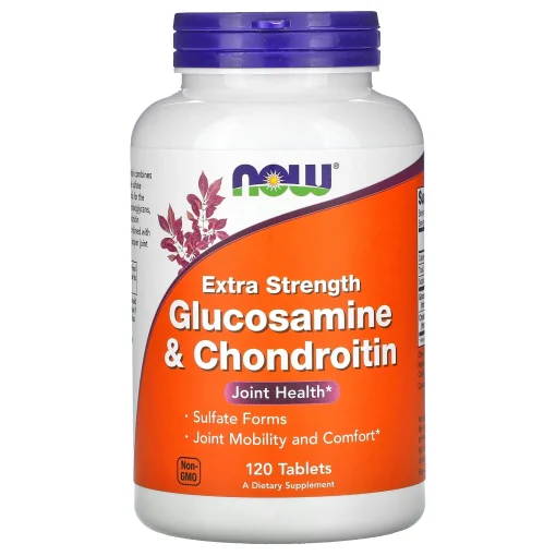 Glucosamine & Chondroitin, Extra Strength, 120 Tablets — NOW Foods
