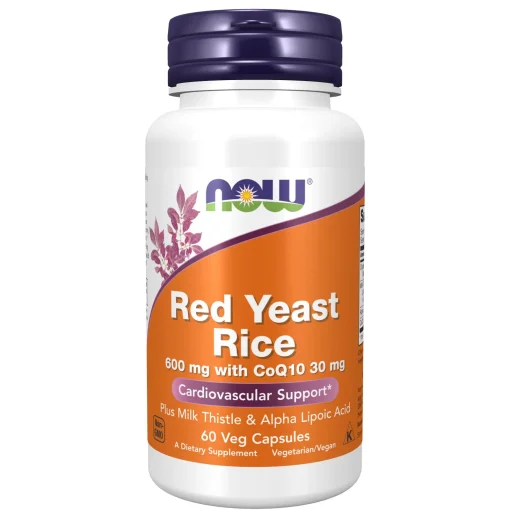 Red Yeast Rice, 60 Veg Capsules — NOW Foods