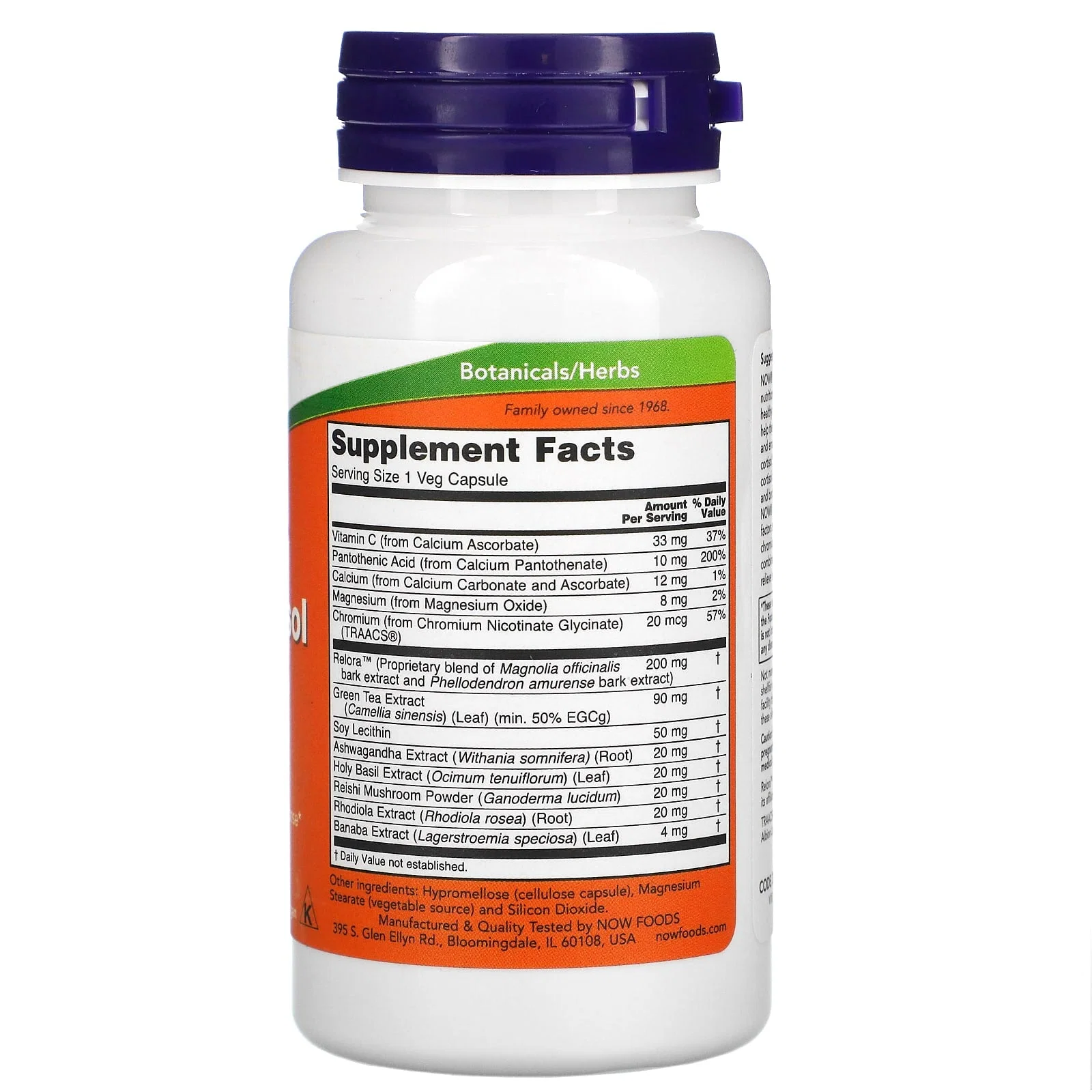 Adrenal Stress Support, 90 Veg Capsules — NOW Foods