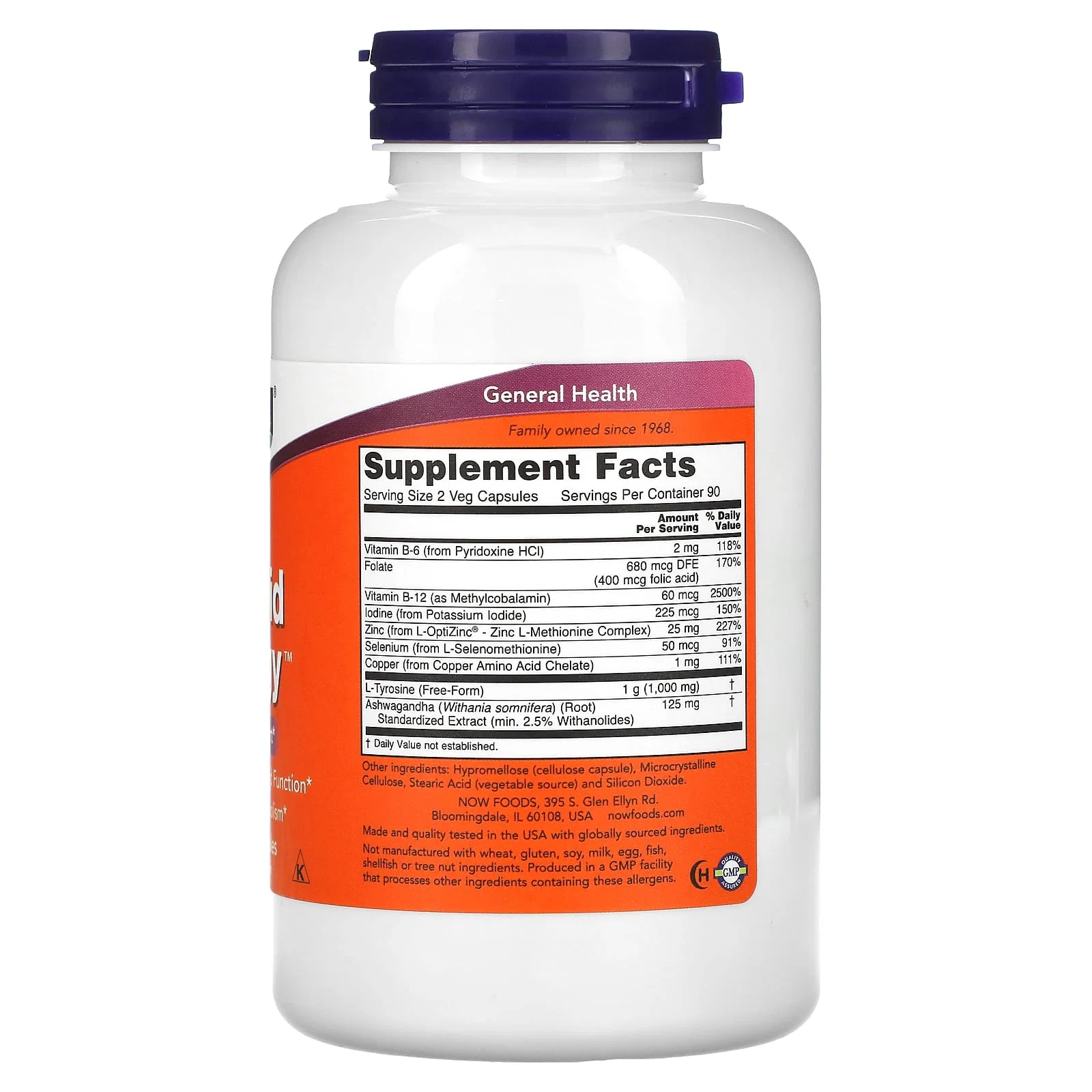 Thyroid Energy, 180 Veg Capsules — NOW Foods
