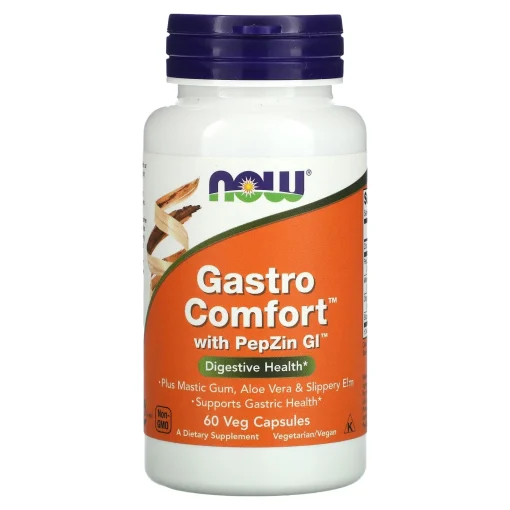 Gastro Comfort with PepZin GI, 60 Veg Capsules — NOW Foods