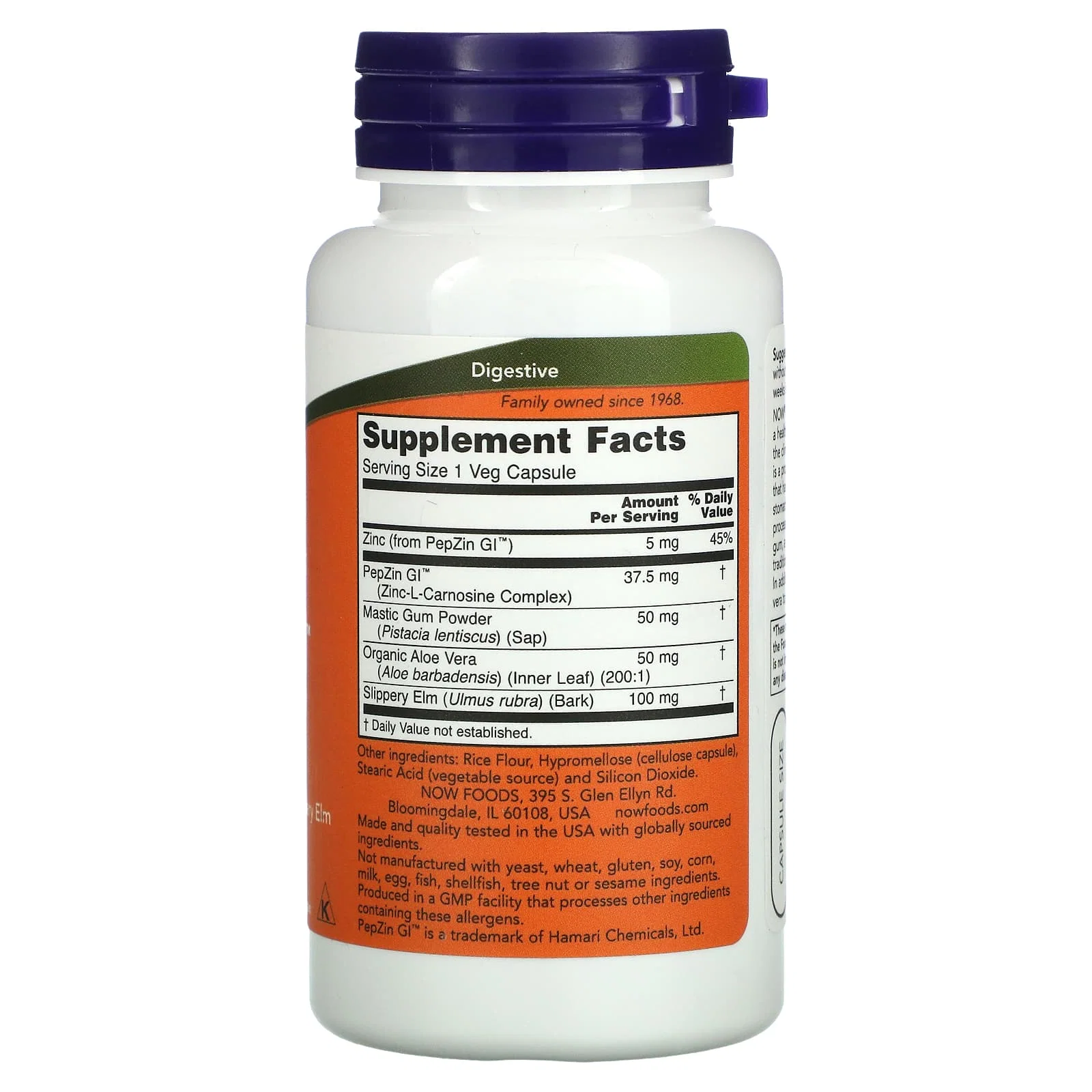 Gastro Comfort with PepZin GI, 60 Veg Capsules — NOW Foods