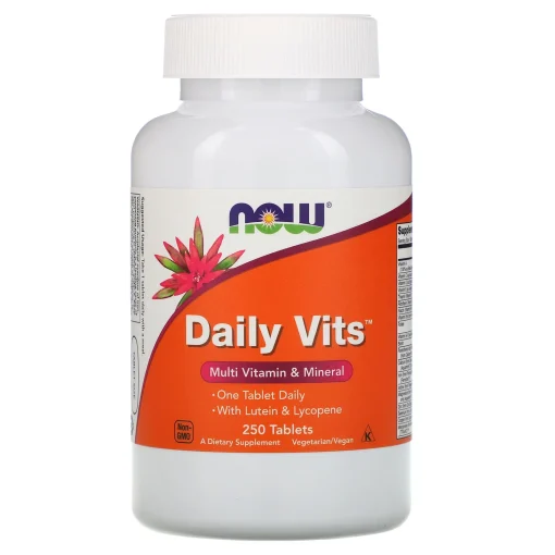 Daily Vits, Multi Vitamin & Mineral, 250 Tablets — NOW Foods