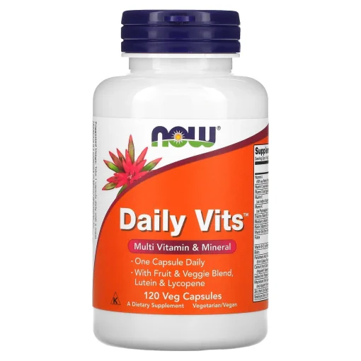 Daily Vits, Multi Vitamin & Mineral, 120 Veg Capsules — NOW Foods
