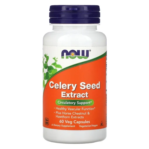 Celery Seed Extract, 60 Veg Capsules — NOW Foods