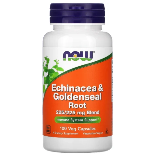 Echinacea & Goldenseal Root, 100 Veg Capsules — NOW Foods