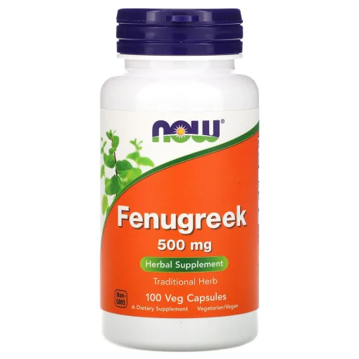 Fenugreek , 500 mg, 100 Veg Capsules — NOW Foods
