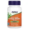 Ginkgo Biloba, Double Strength, 120 mg, 50 Veg Capsules — NOW Foods