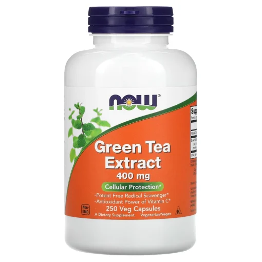Green Tea Extract, 400 mg, 250 Veg Capsules — NOW Foods