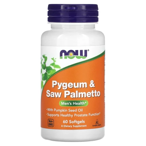 Pygeum & Saw Palmetto, 60 Softgels — NOW Foods