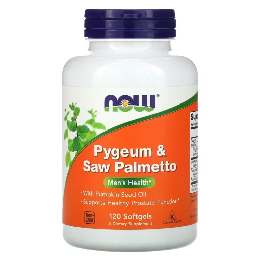 Pygeum & Saw Palmetto, 120 Softgels — NOW Foods