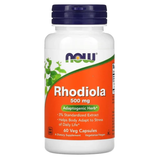 Rhodiola, 500 mg, 60 Veg Capsules — NOW Foods