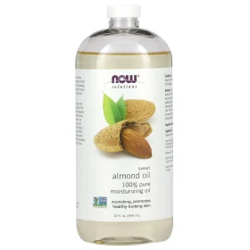 Solutions, Sweet Almond Oil, Unscented, 32 fl oz (946 ml)