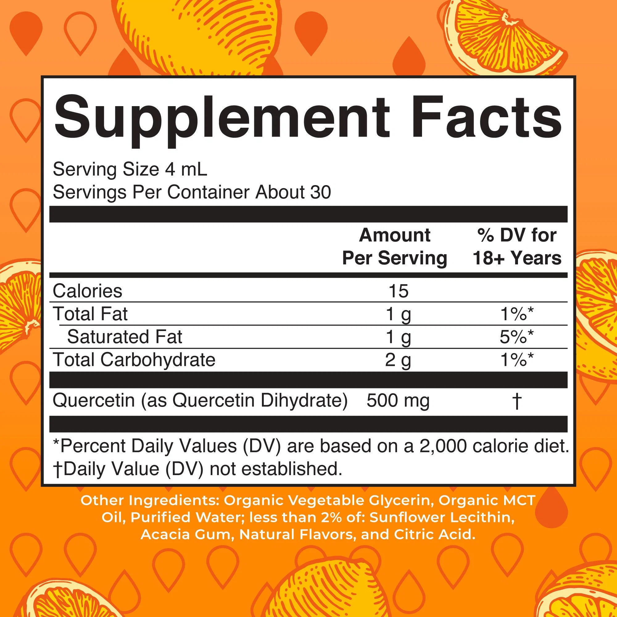 Quercetin Liquid Drops — MaryRuth's