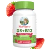 MaryRuth's, Organic D3 + B12 Gummies, Strawberry, 60 Gummies — MaryRuth's