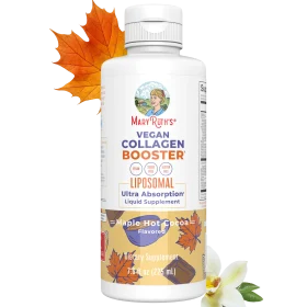 MaryRuth's, Vegan Collagen Booster Liposomal, Maple Hot Cocoa, 7.6 fl oz (225 ml)