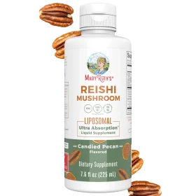 MaryRuth's, Reishi Mushroom Liposomal, Candied Pecan , 7.6 fl oz (225 ml)