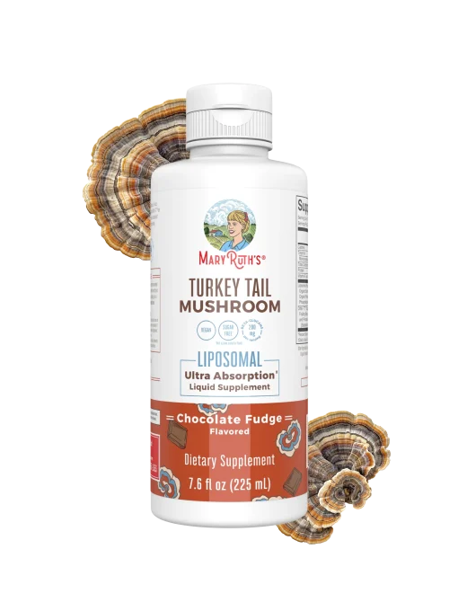 MaryRuth's, Turkey Tail Mushroom Liposomal, Chocolate Fudge, 7.6 fl oz (225 ml) — MaryRuth's