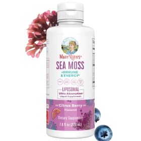 MaryRuth's, Sea Moss + Immune & Energy Liposomal, Citrus Berry, 7.6 fl oz (225 ml)