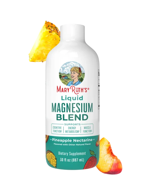 MaryRuth's, Liquid Magnesium Blend, Pineapple Nectarine, 30 fl oz (887 ml) — MaryRuth's