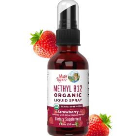 MaryRuth's, Organic Methyl B12 Liquid Spray, Strawberry, 720 mcg, 1 fl oz (30 ml)