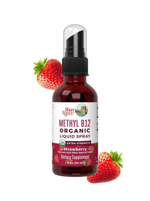 MaryRuth's, Organic Methyl B12 Liquid Spray, Strawberry, 720 mcg, 1 fl oz (30 ml) — MaryRuth's