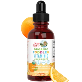 MaryRuth's, Organic Toddler Vitamin C Liquid Drops, 1-3 Years, Orange Vanilla, 1 fl oz (30 ml)