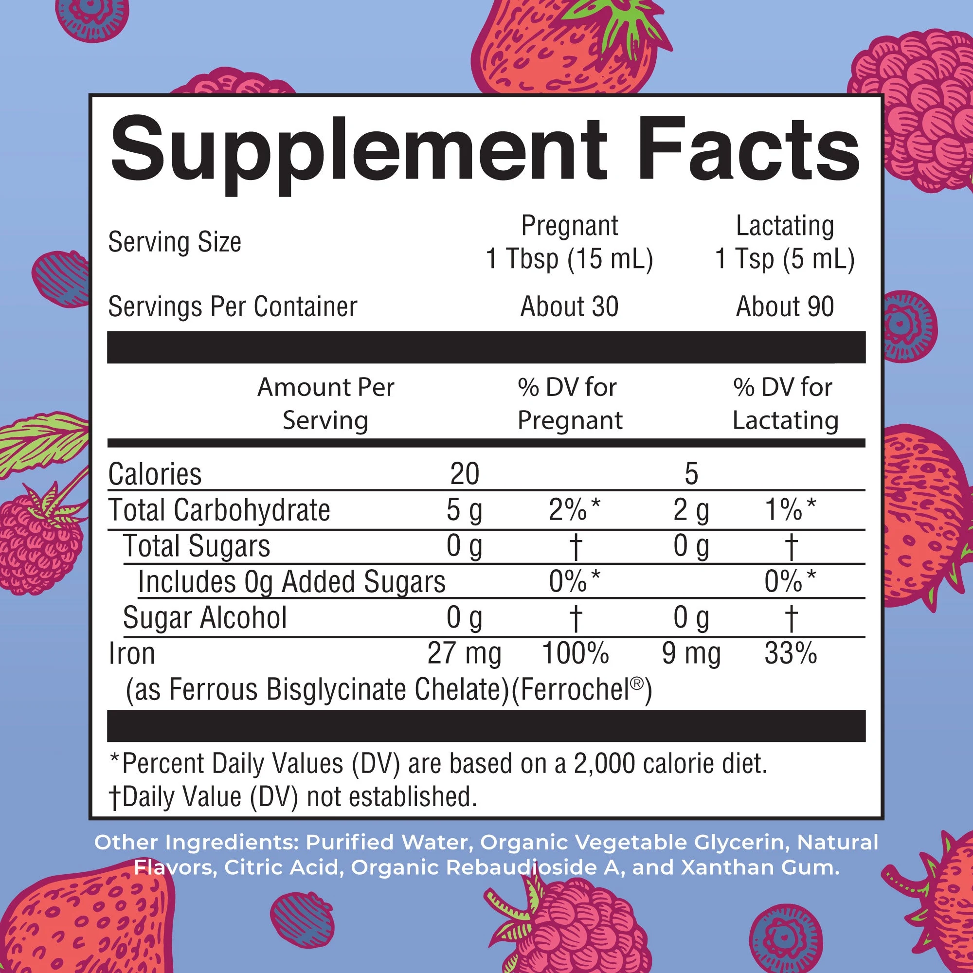MaryRuth's, Vegan Liquid Iron Prenatal & Postnatal, Berry, 15.22 fl oz (450 ml) — MaryRuth's