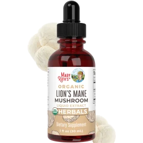 MaryRuth's, Organic Lion's Mane Mushroom Liquid Extract, Alcohol Free, 1 fl oz (30 ml)