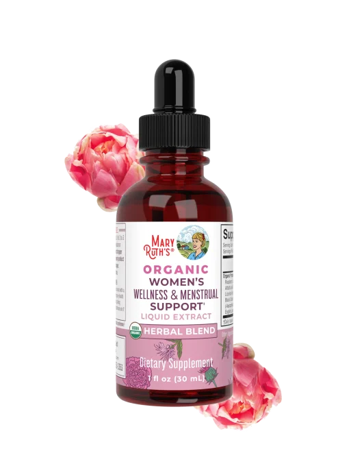 MaryRuth's, Organic Women's Wellness & Menstrual Support Liquid Extract, Alcohol Free , 1 fl oz (30 ml) — MaryRuth's