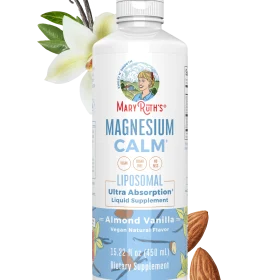 MaryRuth's, Magnesium Calm Liposomal, Almond Vanilla, 15.22 fl oz (450 ml)